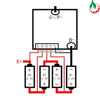 Mạch 4S 14V-100A BW bảo vệ pin Li-ion dùng cho UPS
