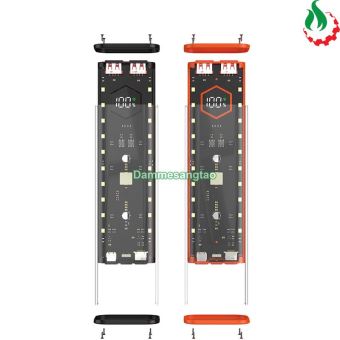 Vỏ box sạc dự phòng 4 cell 21700 có lò xo (BQ-S21PD) sạc nhanh 22.5W (Không có pin)