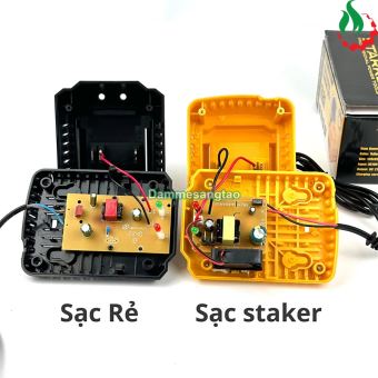 Sạc pin Starker 21V SK-CBF2A chân pin Makita có quạt tản nhiệt