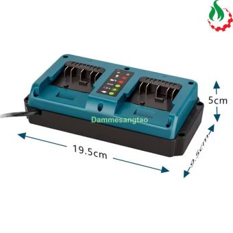 Sạc đôi pin BOSCH 18V (GAX1418V-02) Li-ion nhận mạch zin (OEM)