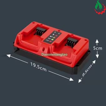 Sạc đôi pin MIL 18V (48-59-1802) Li-ion nhận mạch zin (OEM)