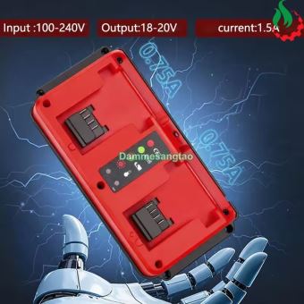 Sạc đôi pin MIL 18V (48-59-1802) Li-ion nhận mạch zin (OEM)