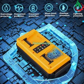 Sạc đôi pin DEWALT 20V (DCB102) Li-ion nhận mạch zin (OEM)