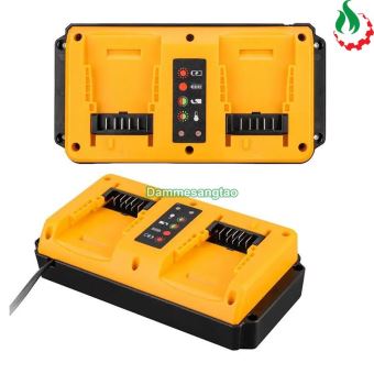 Sạc đôi pin DEWALT 20V (DCB102) Li-ion nhận mạch zin (OEM)