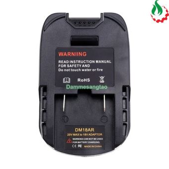 Đế chuyển pin DEWALT MILWAUKEE 18V sang máy AEG RIDGID 18V (DM18AR)