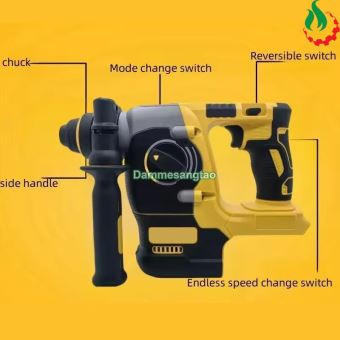 Thân máy khoan bê tông Dewalt (20V) động cơ không chổi than