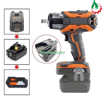 Đế chuyển Pin MAKITA 18V sang máy AEG RIDGID 18V (MT18AR)