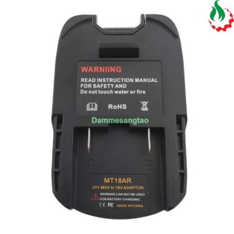 Đế chuyển Pin MAKITA 18V sang máy AEG RIDGID 18V (MT18AR)
