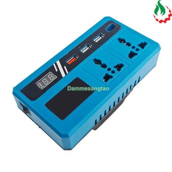 Đế chuyển pin 18V-21V sang 220V và USB sạc nhanh PD25W (Chân Pin Makita Mẫu 2)