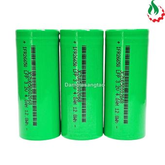 Cell pin sắt 26650 3.2V LiFePo4 4000mah 3C Xả 12A