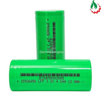 Cell pin sắt 26650 3.2V LiFePo4 4000mah 3C Xả 12A