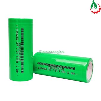 Cell pin sắt 26650 3.2V LiFePo4 4000mah 3C Xả 12A