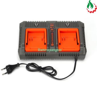 Sạc đôi pin STARKER 21V SK-DUAL-S25 dòng sạc 2.5A