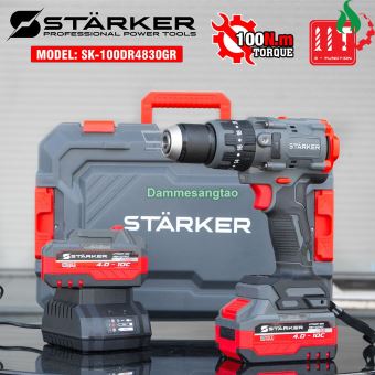Máy khoan pin 21V STARKER SK-100DR4830GR 100N.m