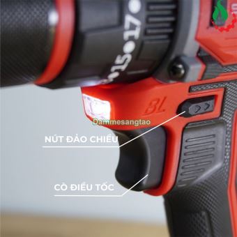 Máy khoan pin 21V STARKER SK-DR1360RED 3 chức năng không chổi than 65N.m