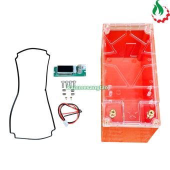 Hộp đựng pin 12V 4S1P 32140 15AH trong suốt chống nước