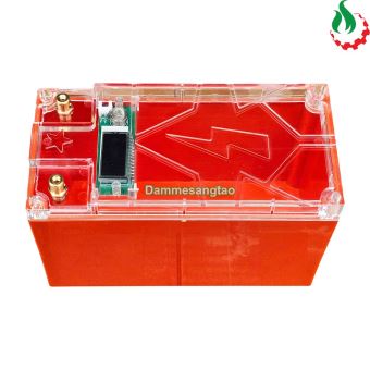 Hộp đựng pin 12V 4S1P 32140 15AH trong suốt chống nước