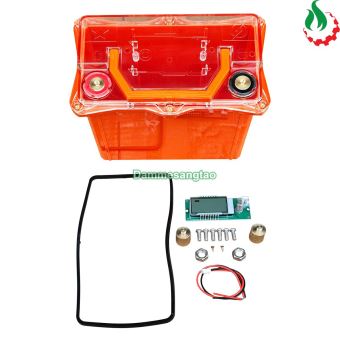 Hộp đựng pin 12V 4S2P 32140 30AH trong suốt chống nước