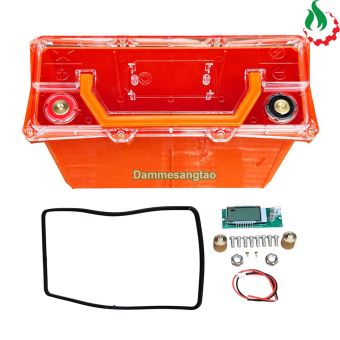 Hộp đựng pin 12V 4S3P 32140 45AH trong suốt chống nước