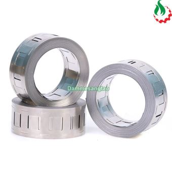 Kẽm đôi hàn cell pin 32140 33140 32700 mạ Niken (Tính mét)