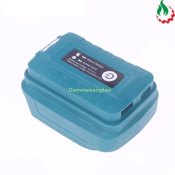Đế chuyển pin makita 18V sang Usb 5V có đèn LED (Xanh)