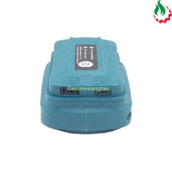 Đế chuyển pin makita 18V sang Usb 5V có đèn LED (Xanh)