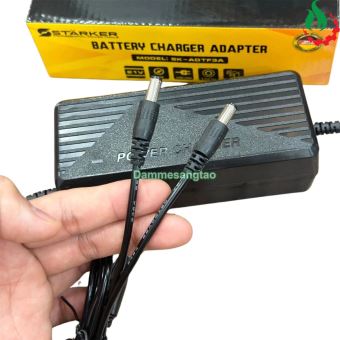 Sạc pin STARKER 21V SK-ADTF3A 2 cổng adapter 3A có quạt