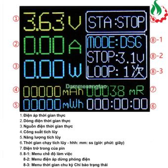 Mạch đo dung lượng pin và công suất 2 pin 18650 XH-M240