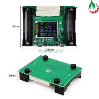 Mạch đo dung lượng pin và công suất 2 pin 18650 XH-M240