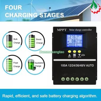 Bộ Điều Khiển Sạc Năng Lượng Mặt Trời MPPT 12V24V36V48V 100A SY10048