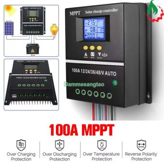 Bộ Điều Khiển Sạc Năng Lượng Mặt Trời MPPT 12V24V36V48V 100A SY10048