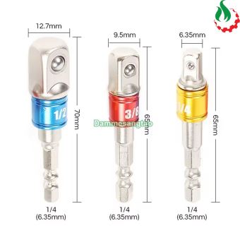 Đầu chuyển bắn vít sang bulong (Bộ 3 đầu có màu)