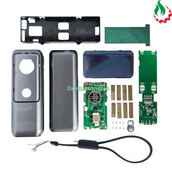 Box sạc dự phòng 4 cell 21700 (A57) sạc nhanh 100W
