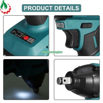 Máy siết bulong dùng pin 18V không chổi than (Mẫu 6)