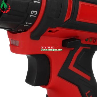 Máy khoan pin 12V 2 cấp tốc độ có đèn báo pin