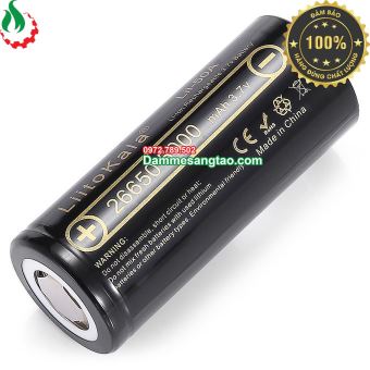 Cell Pin 26650 Liitokala 5400mah-20A (Li-ion 3.7V)