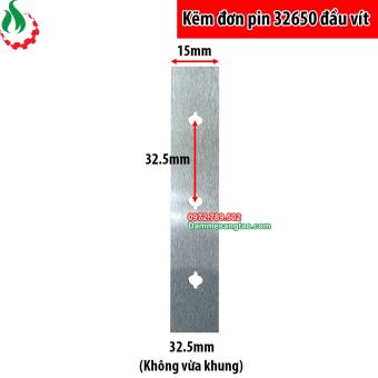 Kẽm đơn hàn pin 32650 đầu vít
