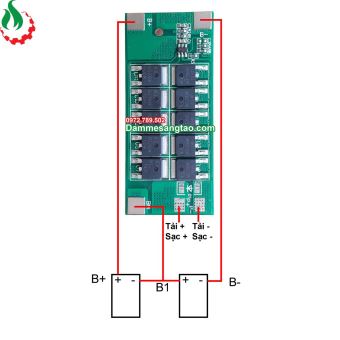 Mạch 2S 7.4V 25A BW bảo vệ pin Li-ion 3.7V