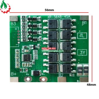 Mạch 4S 14V 30A XR bảo vệ pin Li-ion 3.7V