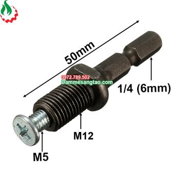 Chốt chuyển từ máy bắn vít sang khoan M10 M12
