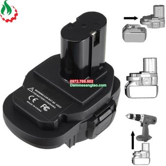 Đế chuyển Pin makita 18V trượt sang máy makita 18V chọt