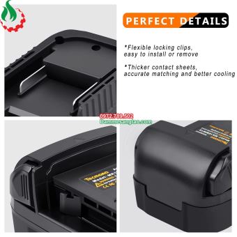 Đế chuyển pin Makita 18V cho máy Milwaukee 18V