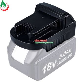 Đế chuyển pin Makita 18V cho máy Milwaukee 18V