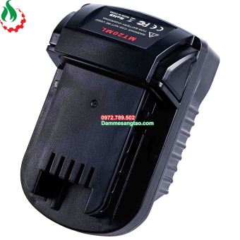Đế chuyển pin Makita 18V cho máy Milwaukee 18V