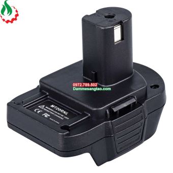 Đế chuyển pin Makita 18V sang máy Ryobi 18V