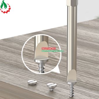 Mũi vít 2 cạnh dẹp chuôi lục giác Broppe