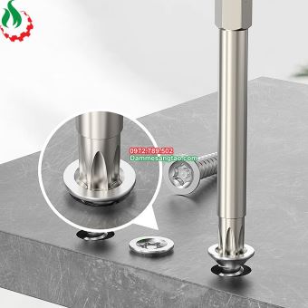 Mũi hoa thị có lỗ chuôi lục giác Broppe