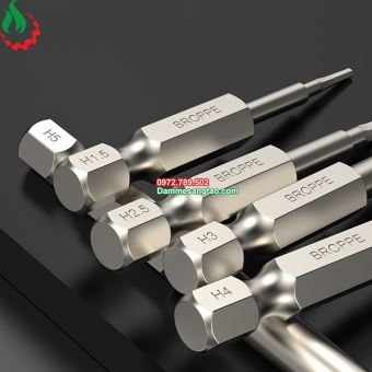 Mũi lục giác chuôi lục giác Broppe