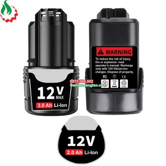 Pin Bosch 10.8V 12v Li-ion nhận sạc zin