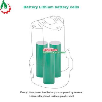 Pin makita 10.8V Li-ion nhận sạc zin